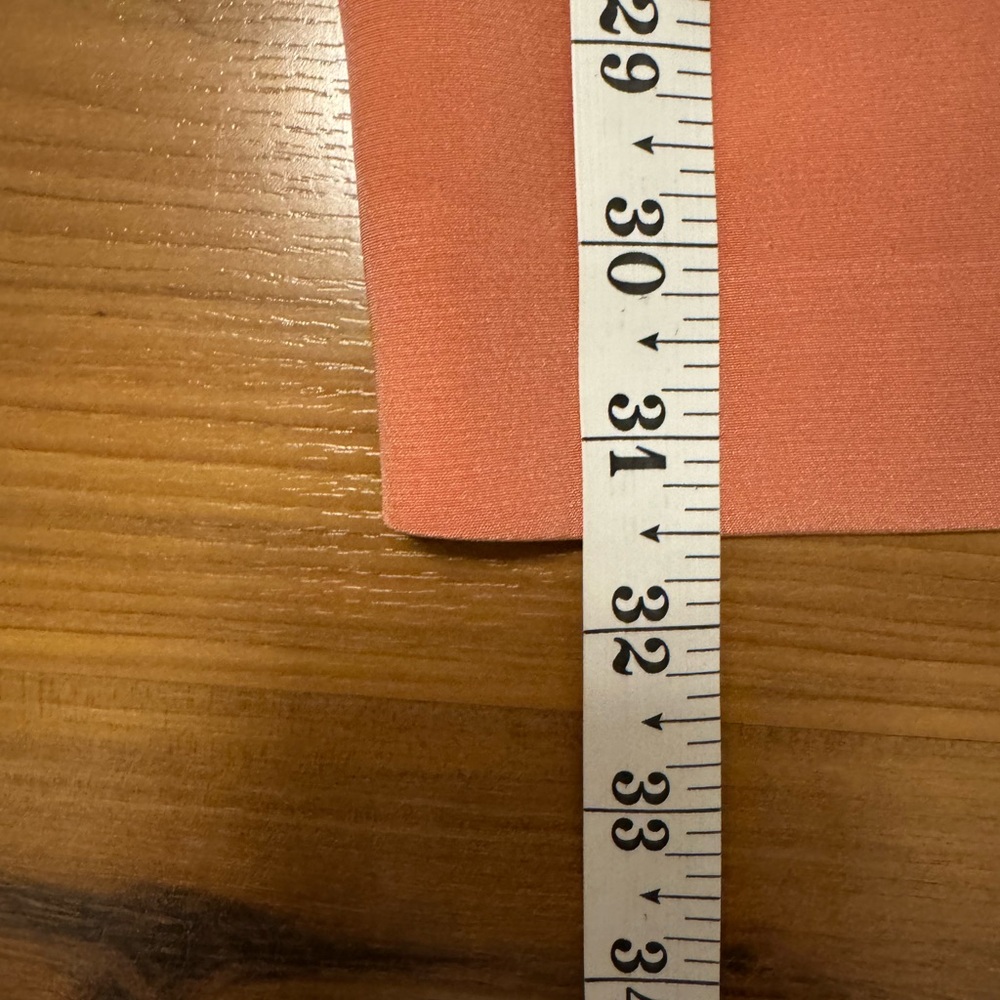 Elizabeth and James Silk Shift Dress Size 2 Coral Minimalist Chic Quiet Luxury - Picture 10 of 11
